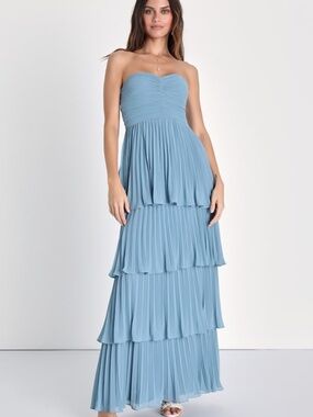 chinese dress ladies LULUS Valhalla Navy Blue Sequin Lace-Up Maxi Dress – Clutch